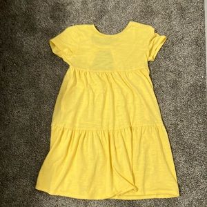 Yellow girls dress